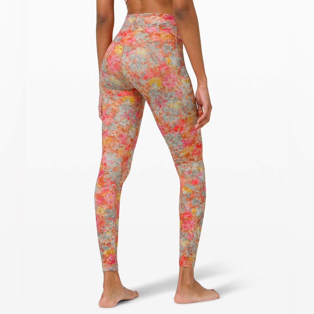 Lululemon Align Pant-Inflorescence Multi-28" inseam-Size 6 - Picture 3 of 11